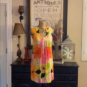 Trina Turk Floral Silk Dress